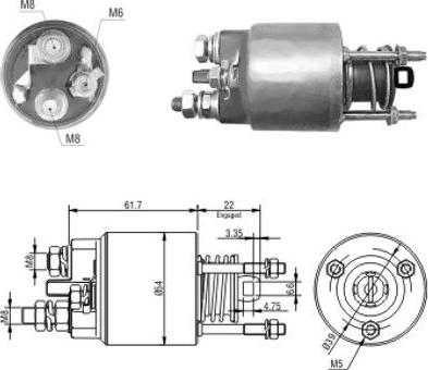 Hoffer 46152 - Contacteur, démarreur cwaw.fr