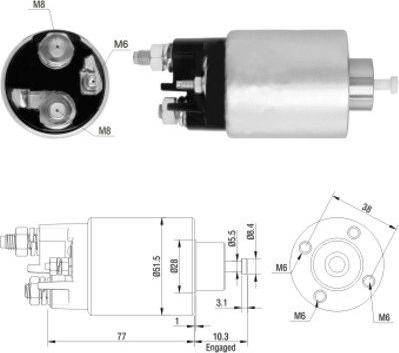 Hoffer 46157 - Contacteur, démarreur cwaw.fr