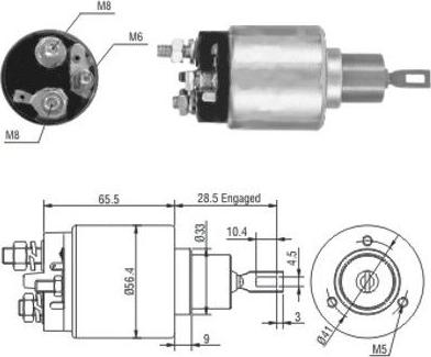 Hoffer 46164 - Contacteur, démarreur cwaw.fr