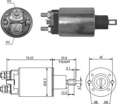 Hoffer 46165 - Contacteur, démarreur cwaw.fr