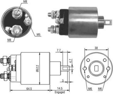 Hoffer 46166 - Contacteur, démarreur cwaw.fr