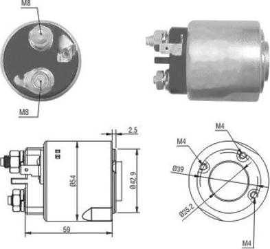 Hoffer 46160 - Contacteur, démarreur cwaw.fr