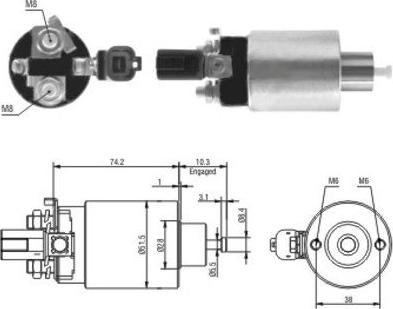 Hoffer 46161 - Contacteur, démarreur cwaw.fr