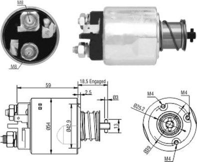 Hoffer 46168 - Contacteur, démarreur cwaw.fr