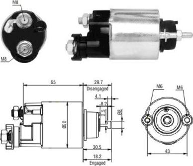 Hoffer 46163 - Contacteur, démarreur cwaw.fr