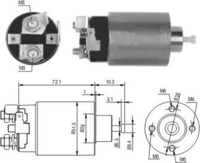 Hoffer 46162 - Contacteur, démarreur cwaw.fr