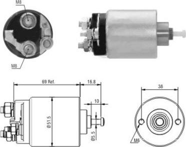 Hoffer 46104 - Contacteur, démarreur cwaw.fr