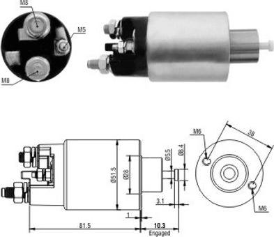 Hoffer 46100 - Contacteur, démarreur cwaw.fr