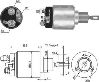 Hoffer 46103 - Contacteur, démarreur cwaw.fr