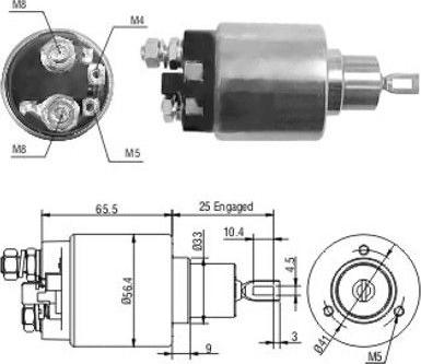 Hoffer 46107 - Contacteur, démarreur cwaw.fr