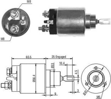 Hoffer 46115 - Contacteur, démarreur cwaw.fr