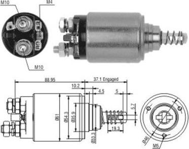 Hoffer 46116 - Contacteur, démarreur cwaw.fr