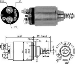 Hoffer 46186 - Contacteur, démarreur cwaw.fr