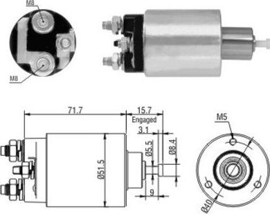 Hoffer 46182 - Contacteur, démarreur cwaw.fr