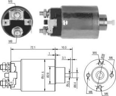 Hoffer 46124 - Contacteur, démarreur cwaw.fr