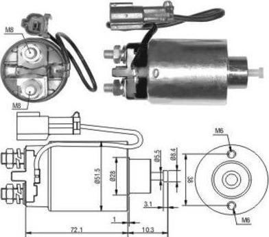 Hoffer 46125 - Contacteur, démarreur cwaw.fr