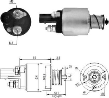 Hoffer 46126 - Contacteur, démarreur cwaw.fr