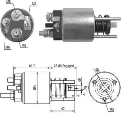 Hoffer 46128 - Contacteur, démarreur cwaw.fr