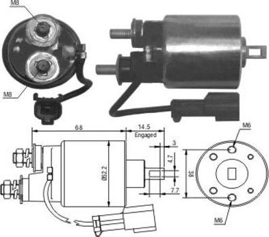 Hoffer 46175 - Contacteur, démarreur cwaw.fr