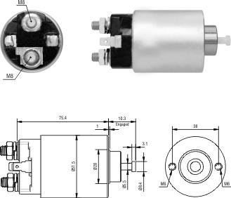 Hoffer 46305 - Contacteur, démarreur cwaw.fr