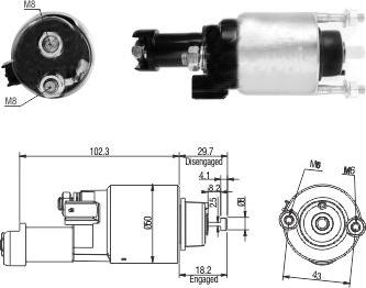 Hoffer 46315 - Contacteur, démarreur cwaw.fr