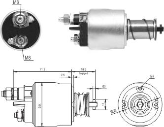 Hoffer 46311 - Contacteur, démarreur cwaw.fr