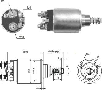 Hoffer 46312 - Contacteur, démarreur cwaw.fr