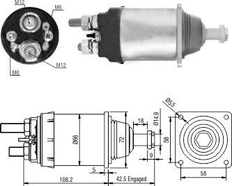 Hoffer 46253 - Contacteur, démarreur cwaw.fr