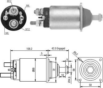 Hoffer 46252 - Contacteur, démarreur cwaw.fr