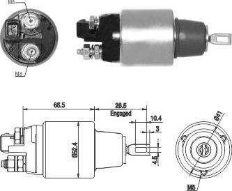 Hoffer 46265 - Contacteur, démarreur cwaw.fr