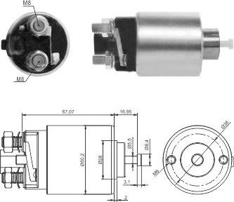 Hoffer 46285 - Contacteur, démarreur cwaw.fr