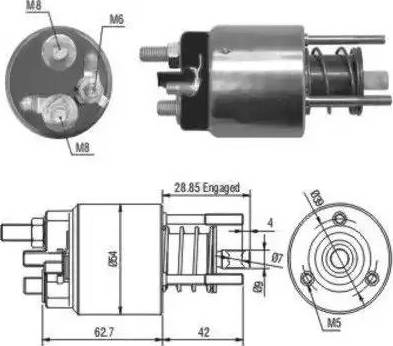 Hoffer 6646050 - Contacteur, démarreur cwaw.fr