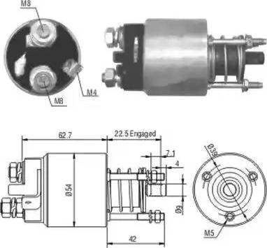 Hoffer 6646005 - Contacteur, démarreur cwaw.fr