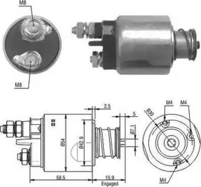 Hoffer 6646020 - Contacteur, démarreur cwaw.fr