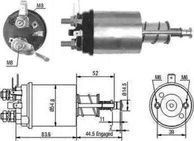 Hoffer 6646021 - Contacteur, démarreur cwaw.fr