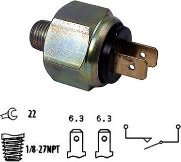 Hoffer 3500018 - Interrupteur des feux de freins cwaw.fr