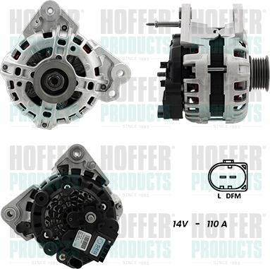 Hoffer H5510487G - Alternateur cwaw.fr