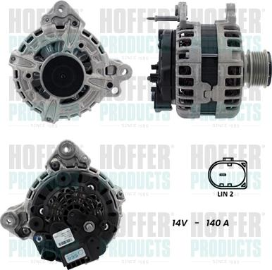 Hoffer H55101353G - Alternateur cwaw.fr