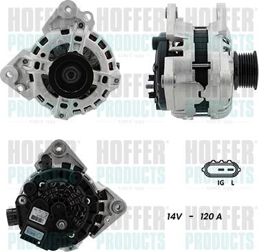 Hoffer H55101383G - Alternateur cwaw.fr