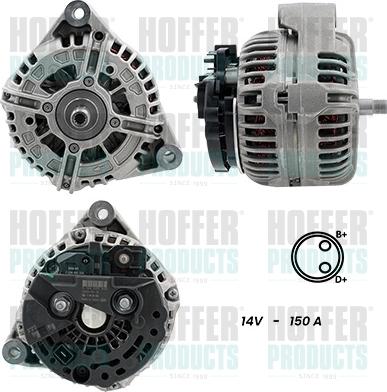 Hoffer H5510753G - Alternateur cwaw.fr