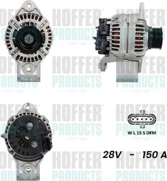 Hoffer H5610074G - Alternateur cwaw.fr