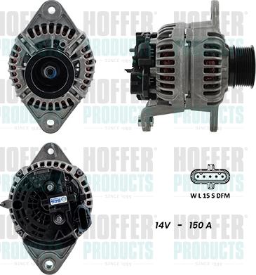 Hoffer H5610169G - Alternateur cwaw.fr