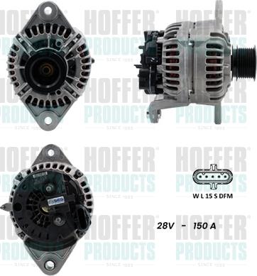 Hoffer H5610167G - Alternateur cwaw.fr