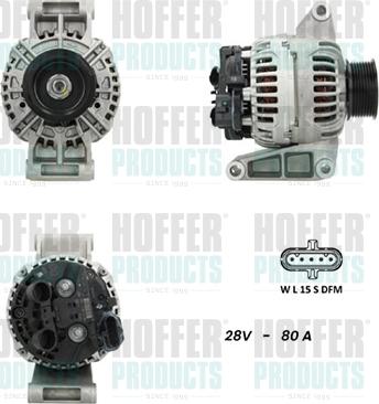 Hoffer H5610104G - Alternateur cwaw.fr