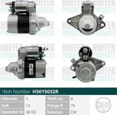 Hoffer H5015032R - Démarreur cwaw.fr