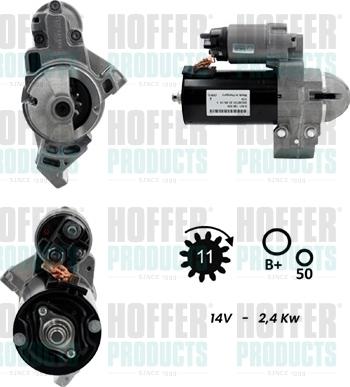 Hoffer H5010950G - Démarreur cwaw.fr