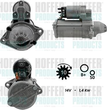 Hoffer H5010966 - Démarreur cwaw.fr