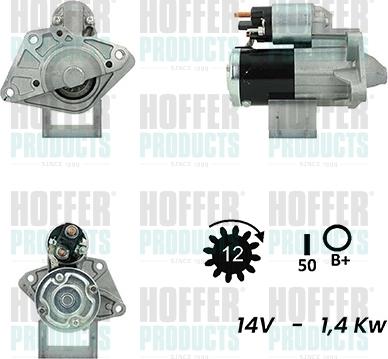 Hoffer H5010988G - Démarreur cwaw.fr