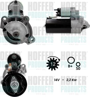 Hoffer H5010542G - Démarreur cwaw.fr