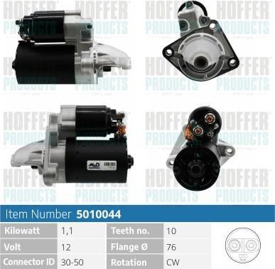 Hoffer H5010044 - Démarreur cwaw.fr